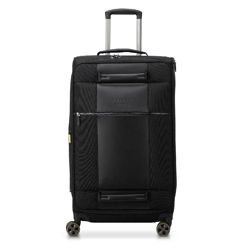 Foldable travel backpack for easy packing convenience -Delsey Wagram Expandable 26" Trunk Spinner