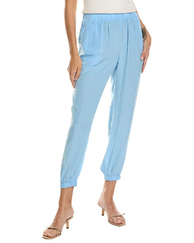 Tapered tight trousers for women with ankle-length fit and minimalist style -Ramy Brook Caden Pant