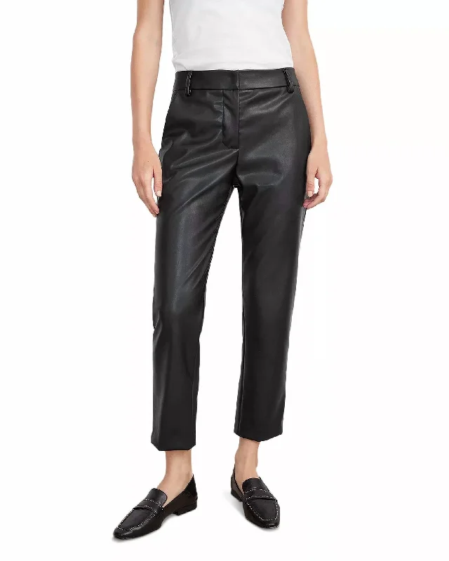 Designer tight trousers for women with unique stitching and high-fashion appeal -Hydie Pant In Black