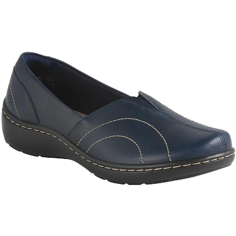 Designer loafers for women with luxury materials and unique finishes-Clarks Womens Cora Meadow Comfort Insole Slip On Loafers