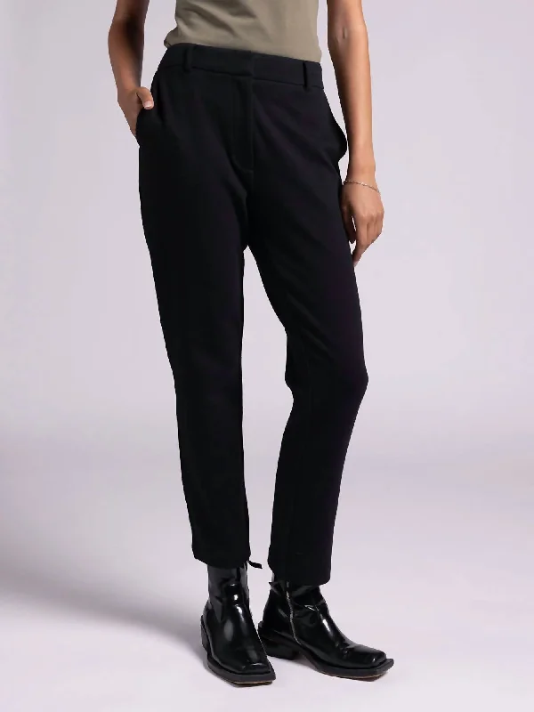 Statement tight trousers for women with bold color options for fashion-forward looks -Cecile Pant In Black