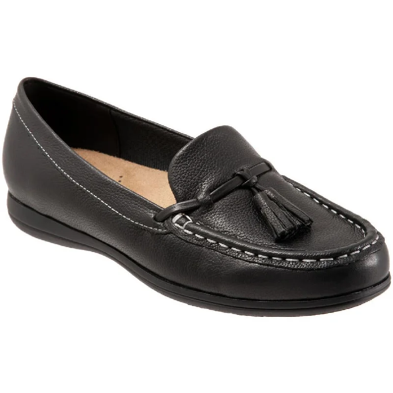 Affordable loafers for men with classic design and high-quality leather-Trotters Womens Dawson Tassel Moccasin Loafers