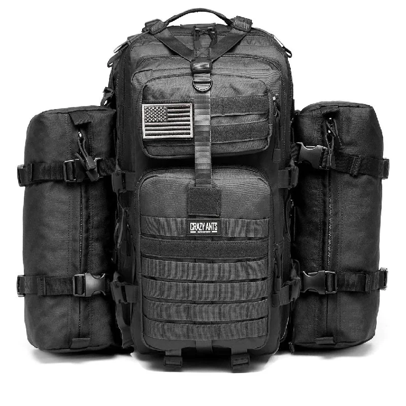 Casual minimalist backpack for simple daily carry -FR Fashion Co. 50L Men's MOLLE Heavy-Duty Tactical Backpack