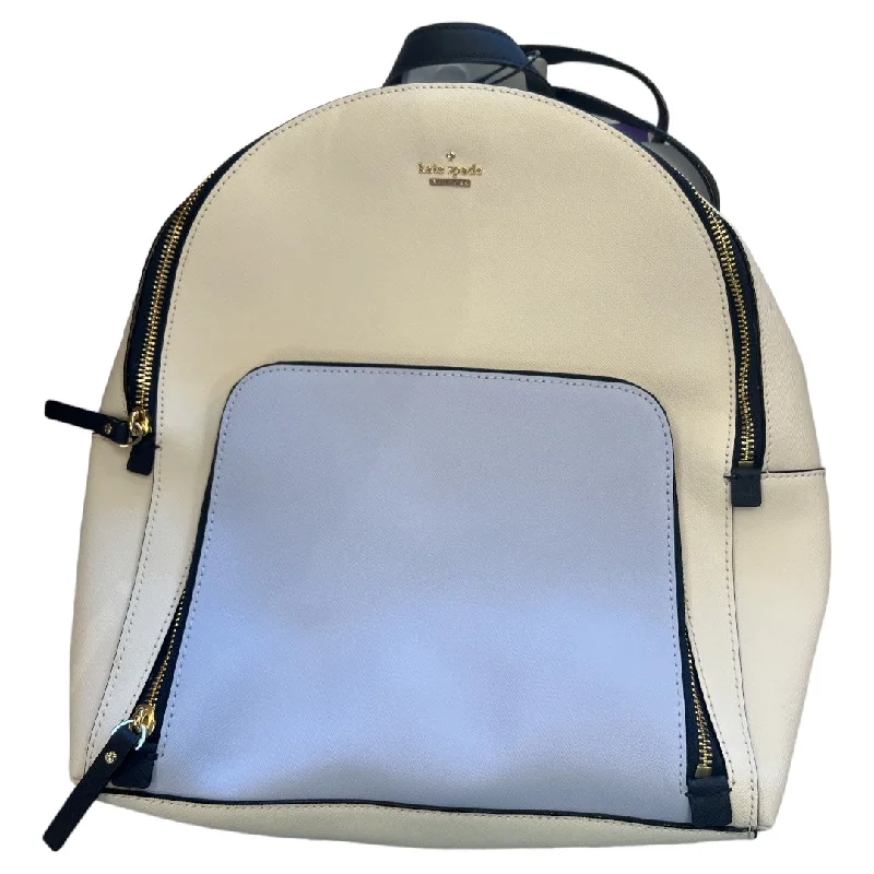 Stylish leather backpack for urban daily commuting -Backpack Designer By Kate Spade  Size: Large