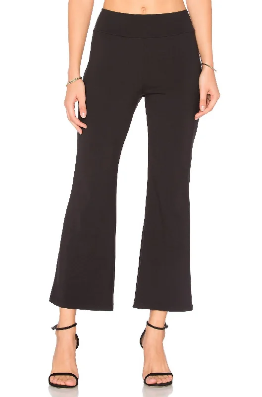 Bold color tight trousers for women with bright hues and daring style choices -Sarina Pant In Black