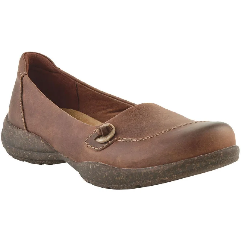 Loafers for women with bow-tie accents and slip-on convenience-Clarks Womens Roseville Sky Round Toe Slip-On Loafers