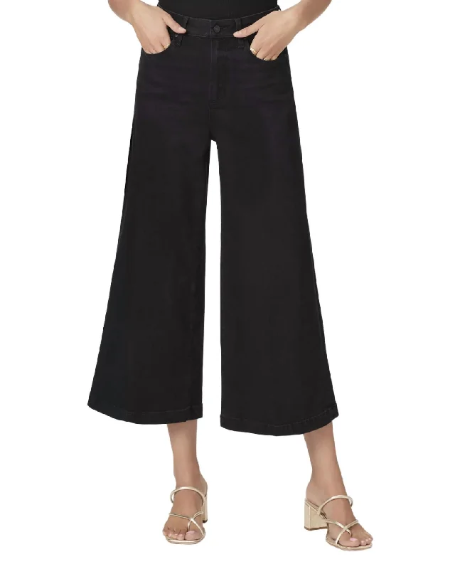 Designer tight trousers for women with unique stitching and high-fashion appeal -Frankie Jean In Black Caviar