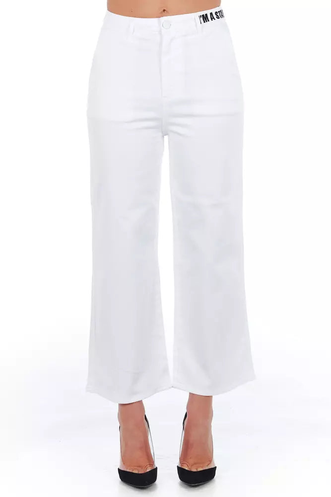 Elegant tight trousers for women with sleek design and tailored for a perfect fit -Frankie Morello  Cotton Jeans & Women's Pant