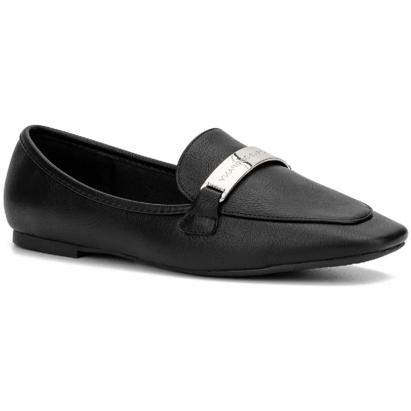 Comfortable loafers for men with foam cushioning and durable materials-New York & Company Womens Harleigh Faux Leather Loafers