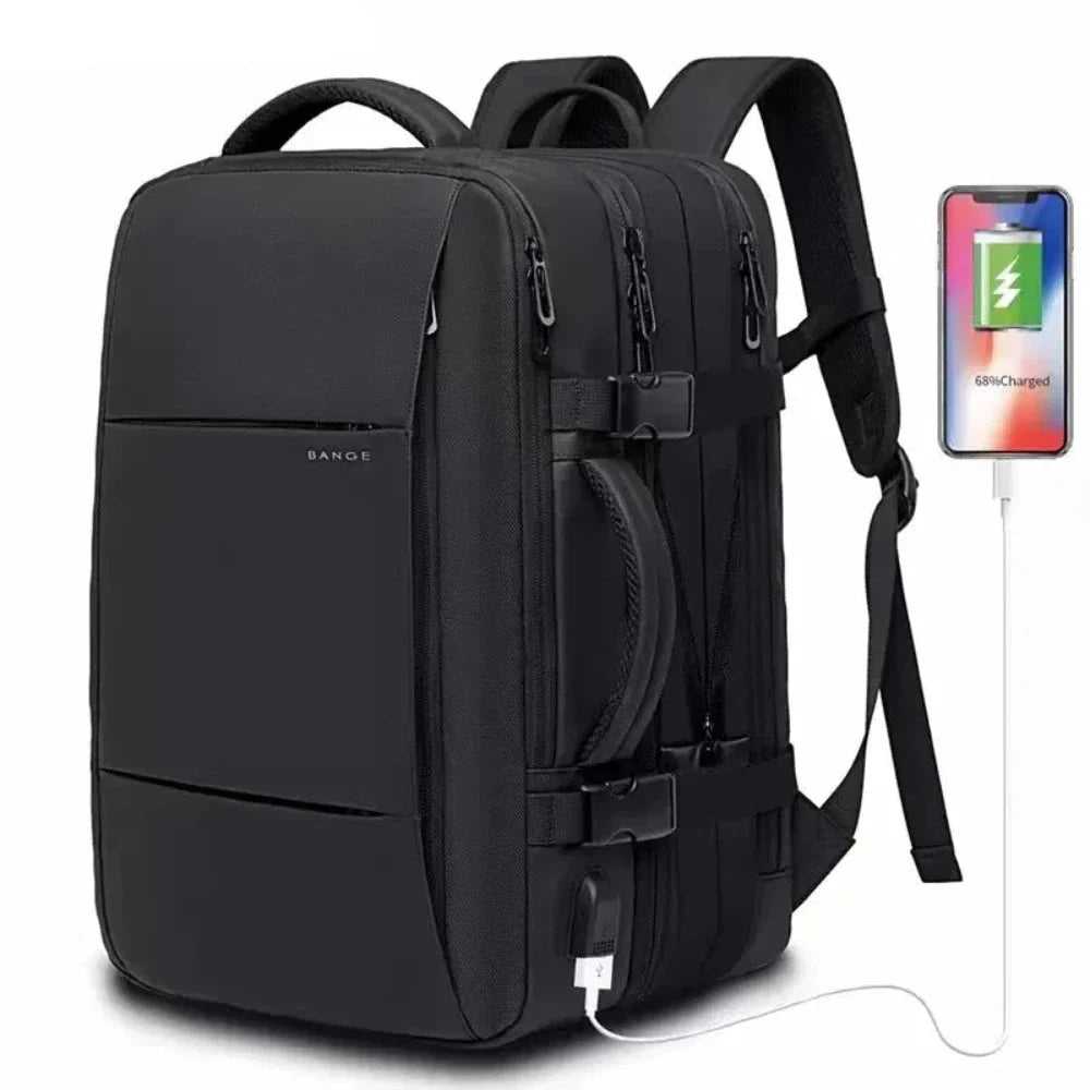 Padded shoulder backpack for comfortable long wear -37L High Quality Waterproof Multilayer Backpack With Adjustable Size