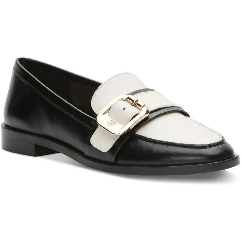 Designer loafers for men with rich materials and premium craftsmanship-Vince Camuto Womens Cenkanda Buckle Slip On Loafers