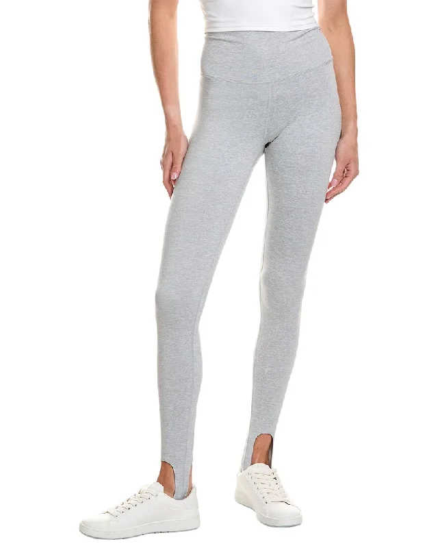 Skinny fit tight trousers for women with minimalistic design for clean look -Terez TLC Stirrup Legging