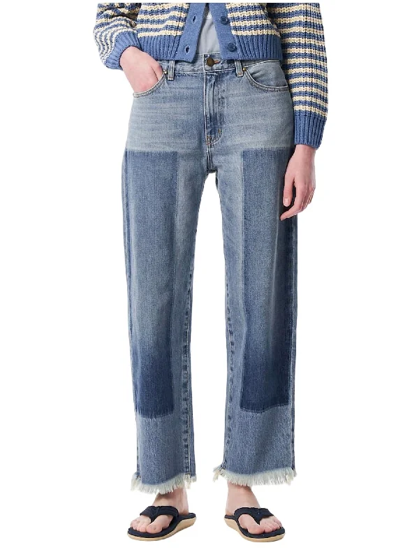 Pleated tight trousers for women with vintage-inspired design and modern twist -Billy Jean In Road House Wash