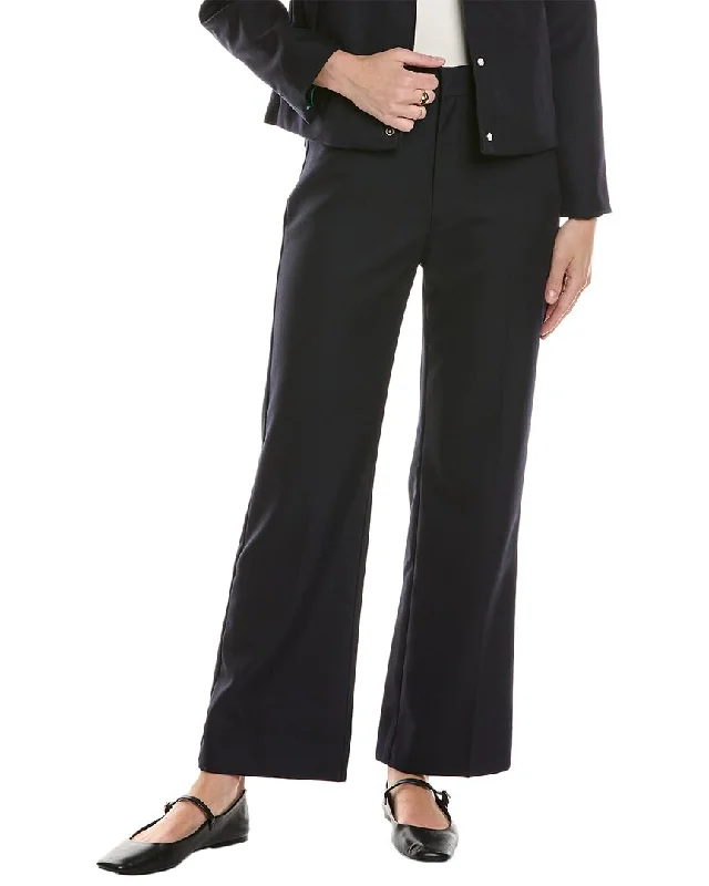 Urban tight trousers for men with street-style influence and sharp tailoring -THE GREAT The Western Wool-Blend Trouser