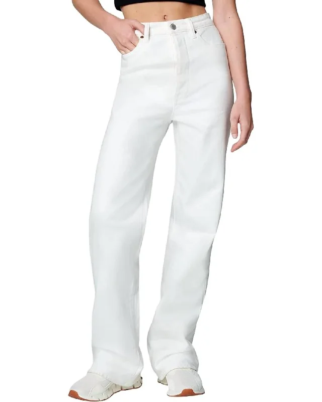 High-waisted tight trousers for women with flare leg and retro aesthetic -The Franklin Rib-Cage Jeans In See You Again