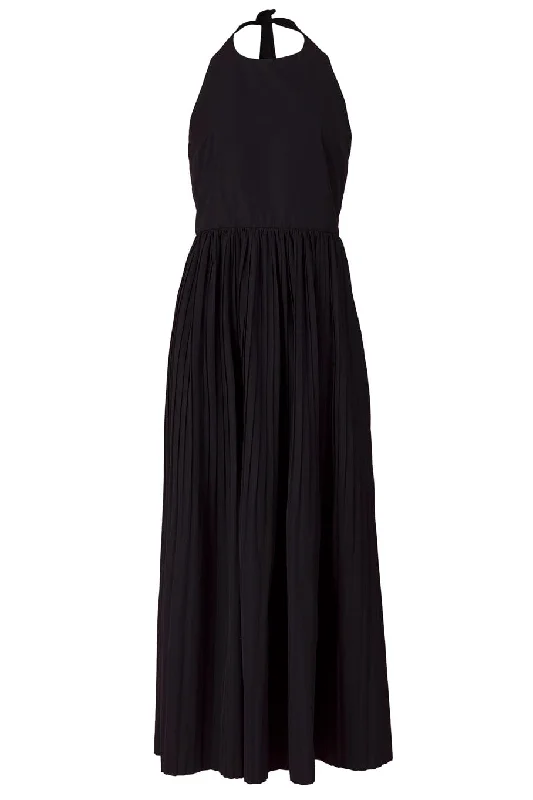 Party Dresses for Celebration -Pleated Halter Top Dress