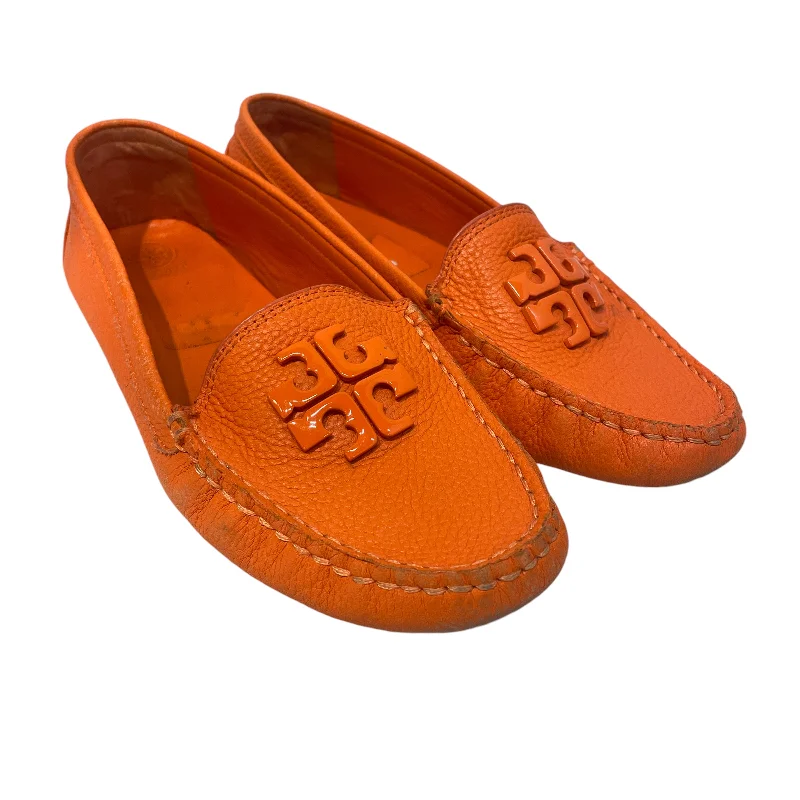 Classic loafers for men with penny design and timeless appeal-TORY BURCH/Loafers/US 9/Leather/ORN/