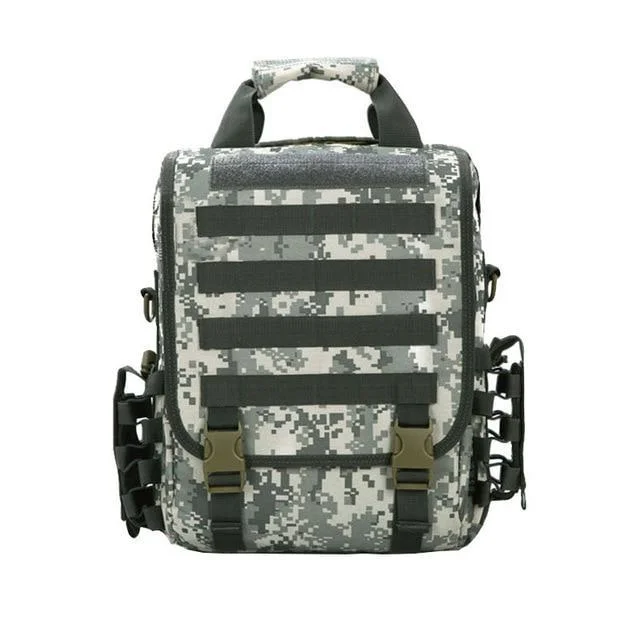 Professional backpack for corporate office essentials -Small Military Molle Electronics Backpack