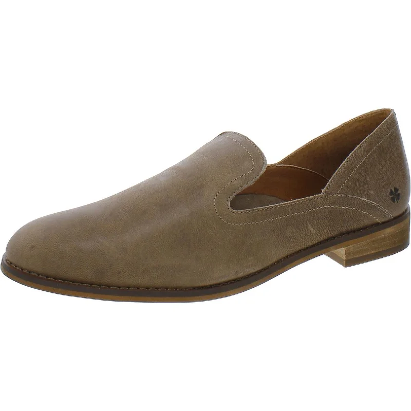 Loafers for men with versatile design and perfect for work or casual outings-Lucky Brand Womens Ellanzo Leather Slip-On Loafers