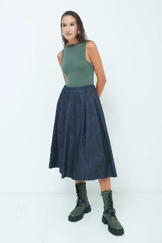 Party Dresses for Celebration -High-waist A-line denim skirt wholesale