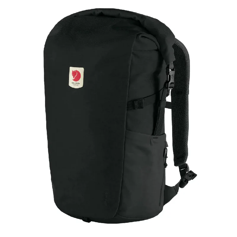 Eco-friendly backpack made from recycled materials -Fjallraven Ulvo Rolltop 30 Black