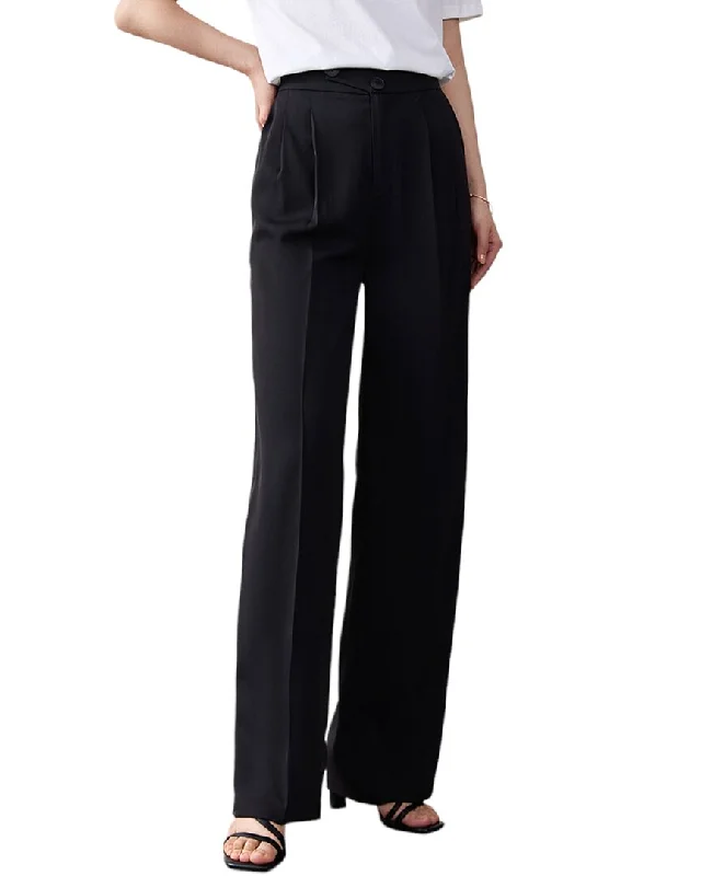 Versatile tight trousers for women with fold-over waist for adjustable comfort -Ounixue Pant