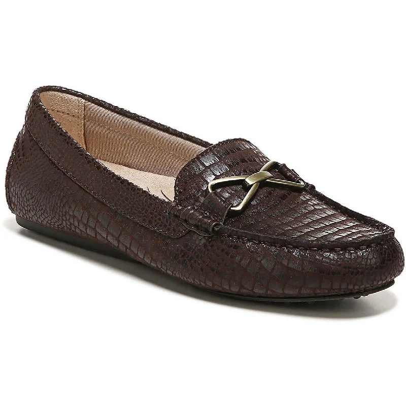 Loafers for men with versatile design and perfect for work or casual outings-LifeStride Womens Turnpike Faux Leather Round Toe Loafers