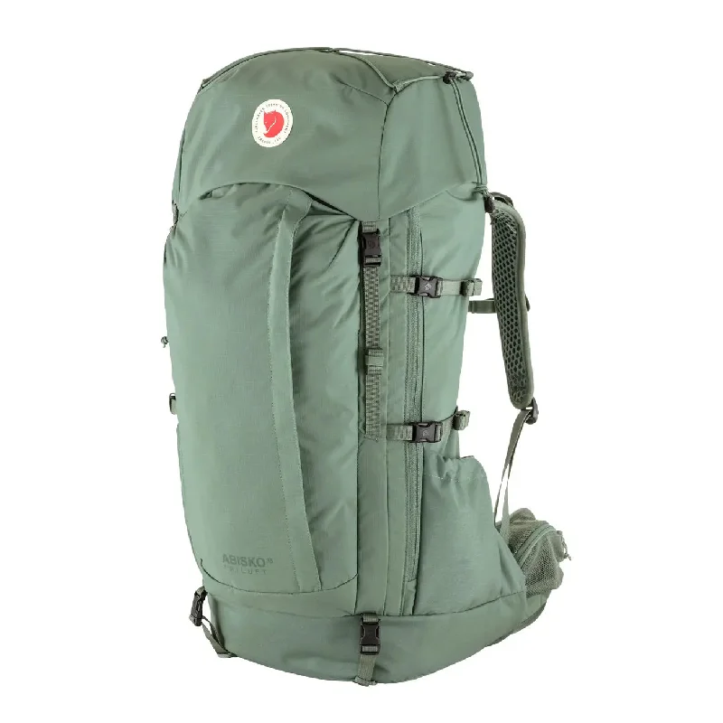 Sleek business backpack with hidden laptop pocket -Fjallraven Abisko Friluft 45L Backpack S/M Patina Green