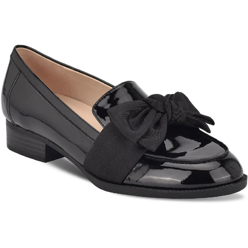 Loafers for women with unique leather textures and comfortable fit-Bandolino Womens Lindio3 Ribbon Slip On Loafers