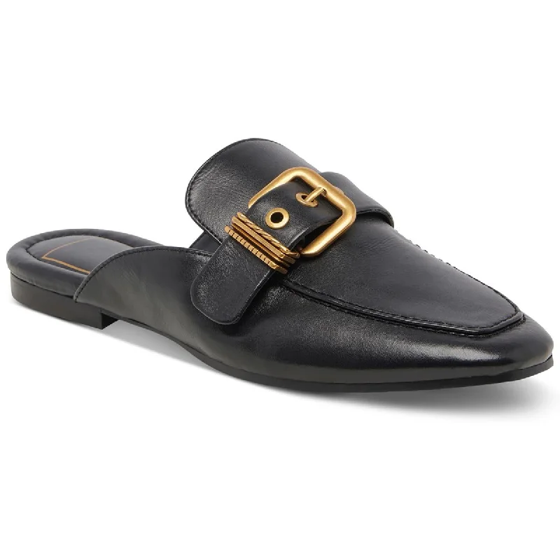 Loafers for men with bold colors and contemporary fashion-forward design-Dolce Vita Womens Santel Leather Slip-On Loafers