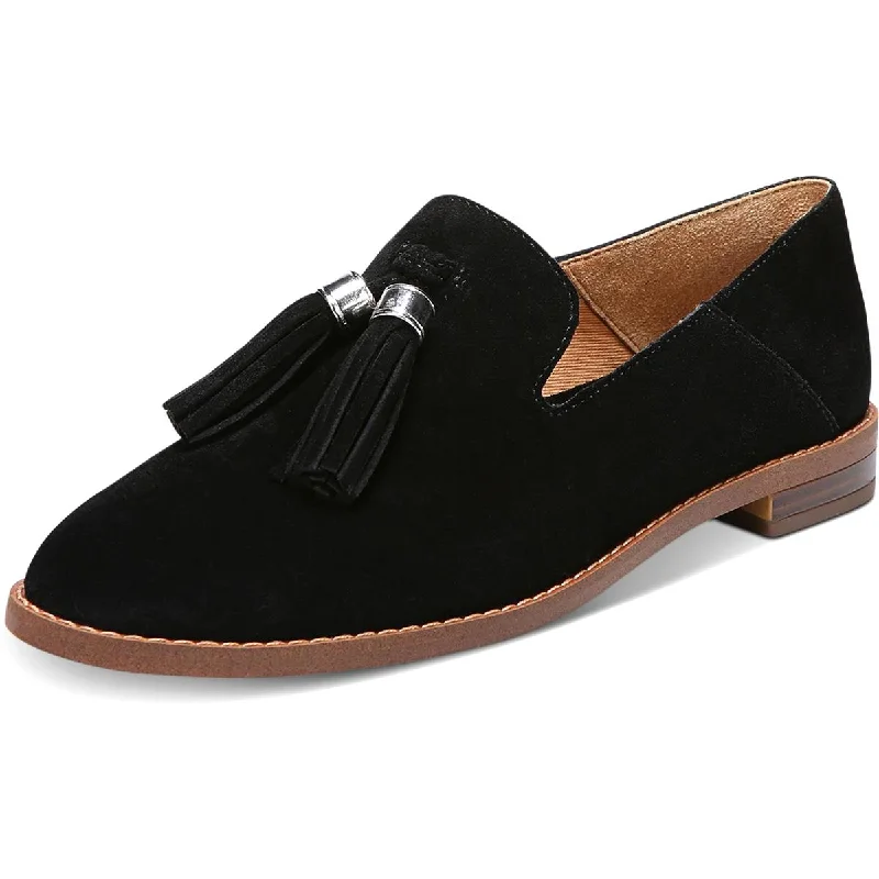 Casual loafers for men with cozy lining and stylish, easy-to-wear design-Franco Sarto Womens Hadden Tassel Slip On Smoking Loafers