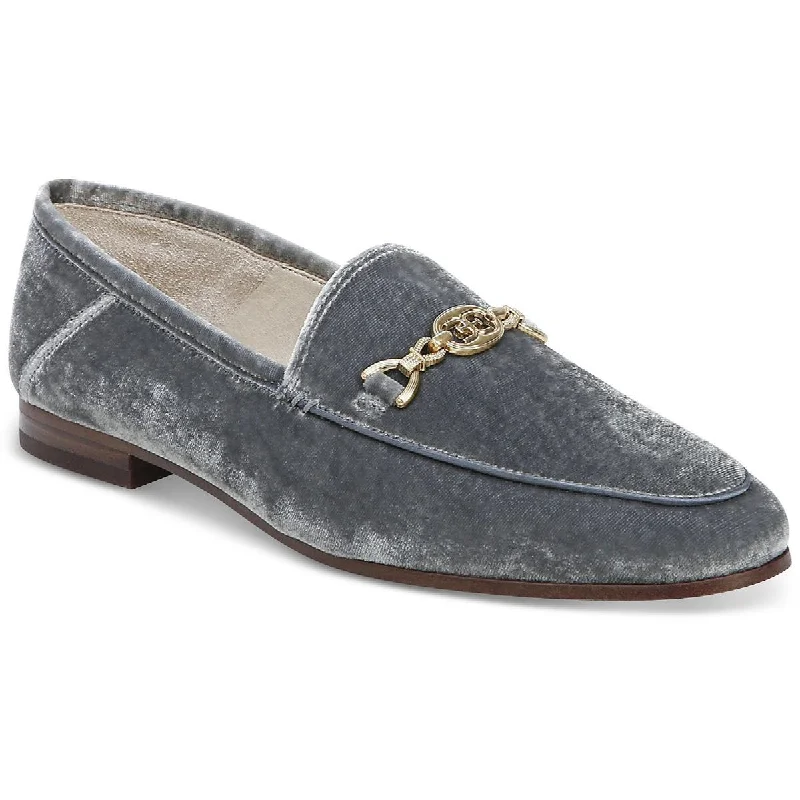 Loafers for women with faux fur lining for added warmth and luxury feel-Sam Edelman Womens Loraine Prima Slip On Loafers