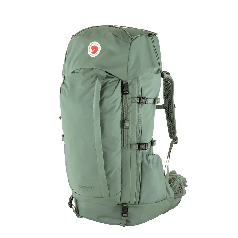 Durable travel backpack with reinforced stitching strength -Fjallraven Abisko Friluft 35L Backpack S/M Patina Green