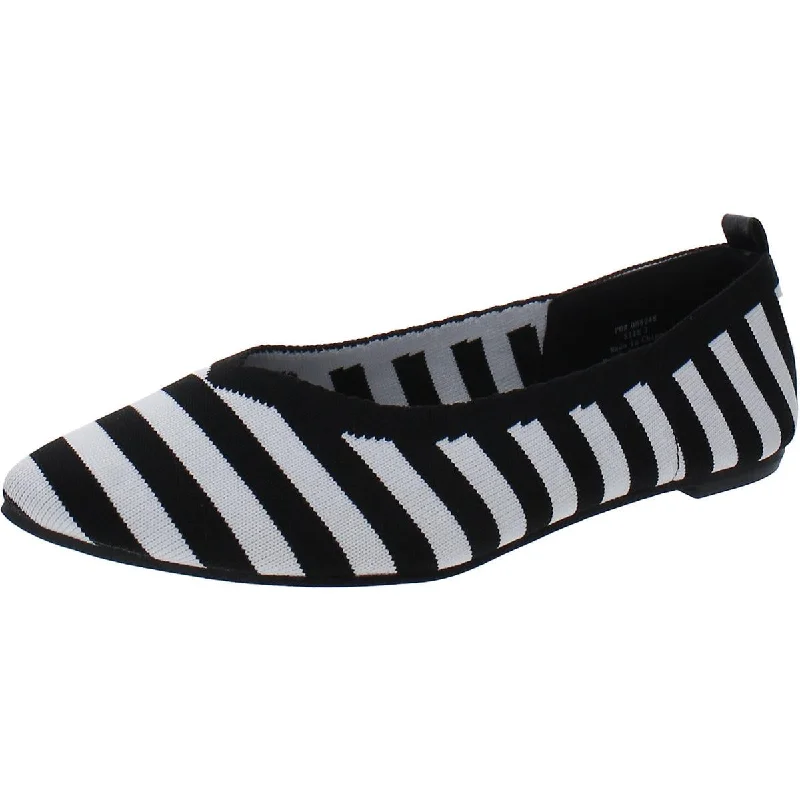 Loafers for men with structured leather and smooth finishes for sophistication-Journee Collection Womens Striped Manmade Loafers