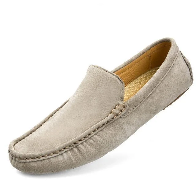 Khaki Soft Loafers