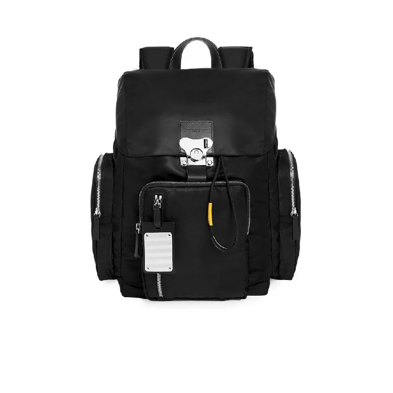 Anti-theft backpack with hidden zipper security -FPM Milano Bank On the Road Backpack M Nylon