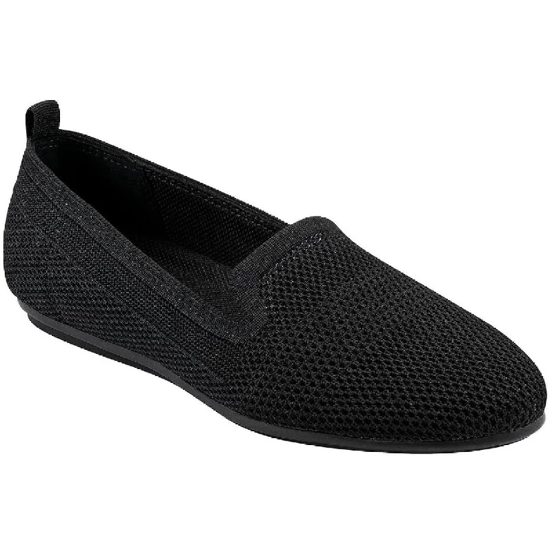 Comfortable loafers for men with cushioned insoles and soft leather-Bandolino Womens Vyki 2 Knit Slip On Loafers