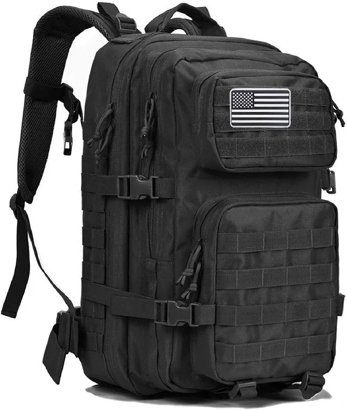 Compact daypack backpack for short weekend trips -FR Fashion Co. 18" Men's 40L Tactical MOLLE Backpack