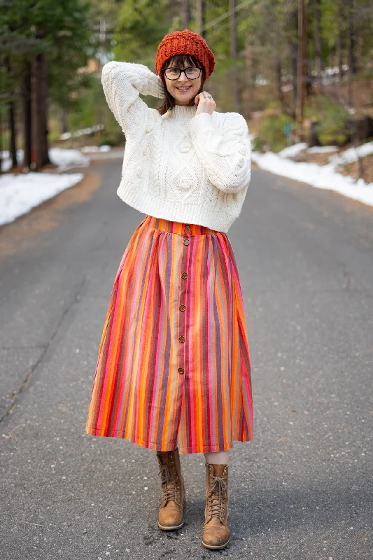 Indian Dresses with Intricacy -Farmhouse Chic Skirt