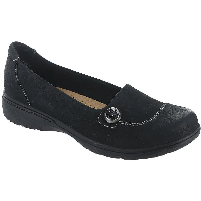 Stylish loafers for men with contrast stitching and casual elegance-Clarks Womens Carleigh Lulin Comfort Insole Slip On Loafers