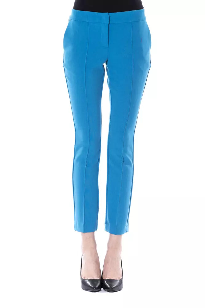 Lightweight tight trousers for women with breathable fabric and easy styling -BYBLOS  Polyester Jeans & Women's Pant