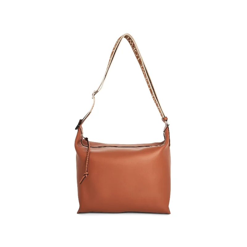 Casual minimalist backpack for simple daily carry -Cubi Crossbody Bag in Tan