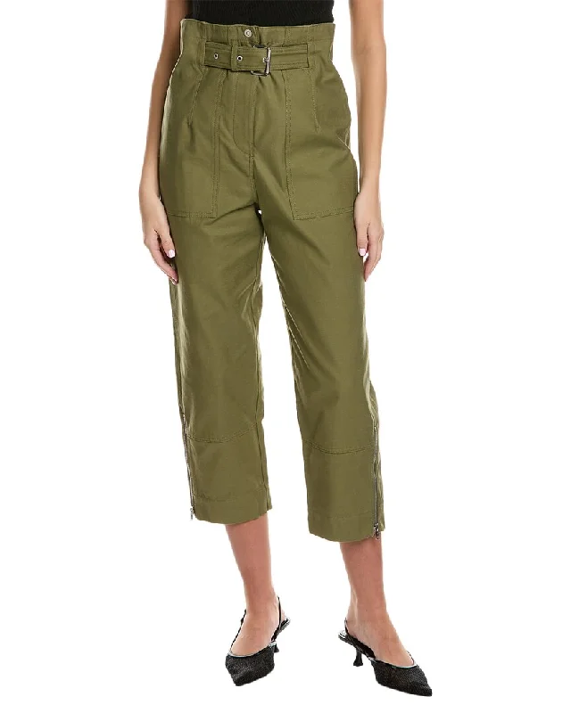 Relaxed fit tight trousers for men with stretch material for comfort and ease -3.1 Phillip Lim Belted Cargo Pant