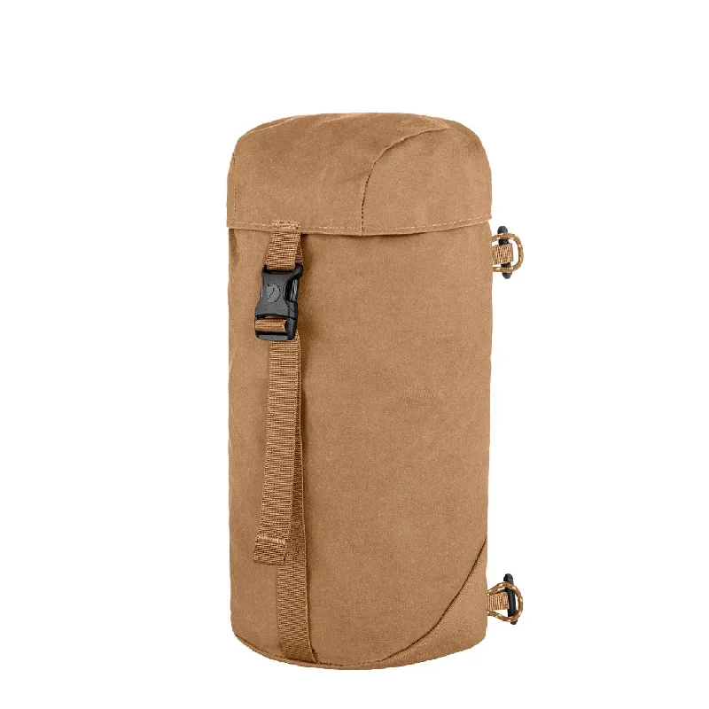 Lightweight hiking backpack for long mountain trails -Fjallraven Kajka Side Pocket Khaki Dust