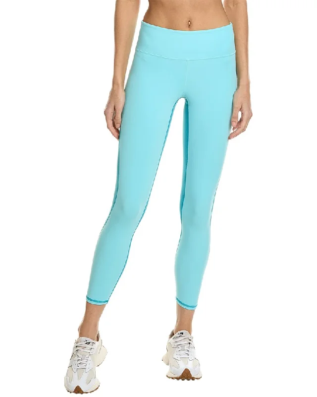 High-waisted tight trousers for women with tapered leg and vintage-inspired design -Fair Harbor The Bayview Legging