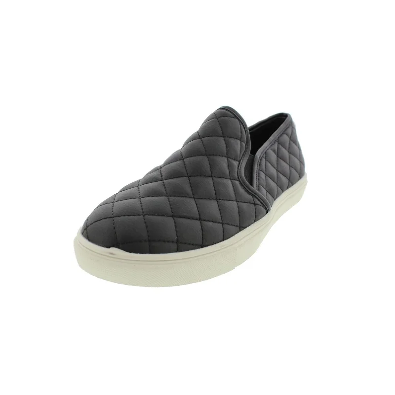 Comfortable loafers for women with memory foam footbeds and supportive fit-Steve Madden Womens Ecentrcq Quilted Loafers