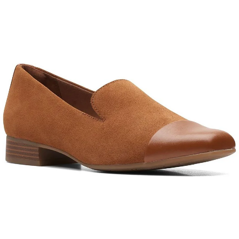 Classic leather loafers for office wear with formal and casual looks-Clarks Womens Tilmont Step Suede Slip On Loafers