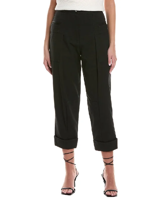 Tight trousers for women with side slits and ankle-length design for chic style -3.1 Phillip Lim Utility Trouser