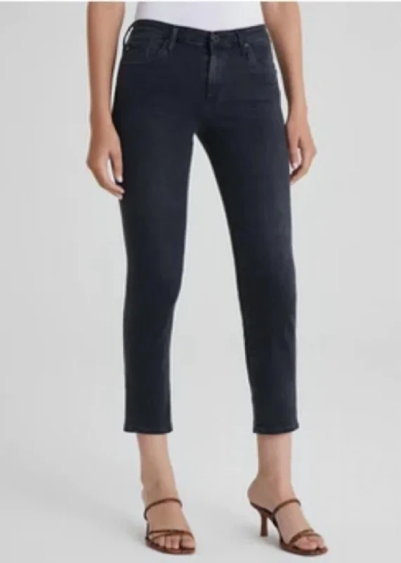 Skinny tight trousers for women with ankle-length and flattering cut -Prima Crop Jeans In Pressure