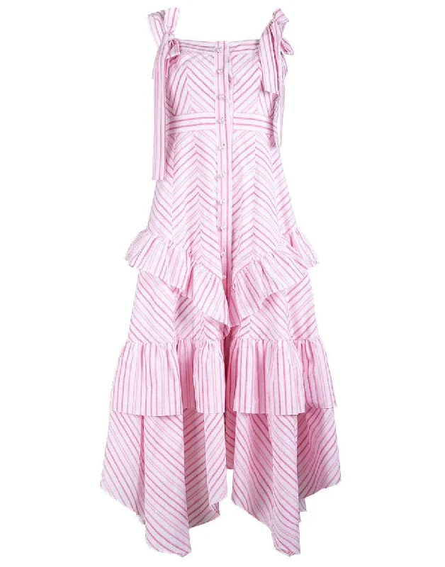 Striped Dresses for Fashionable -Ruffle Sundress